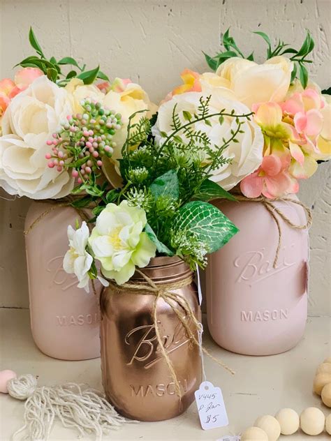 Mason Jar Decor Quart | Etsy