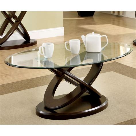 Buy Oval Glass Top Coffee Table Online - Tarkhan.pk