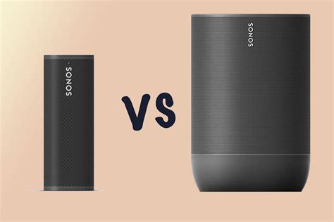 Sonos Roam vs Sonos Move: Differences compared