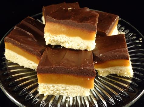 Love These Caramel Shortbread Squares ....Millionaire's Shortbread ...