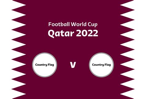 Qatar 2022 football world cup scoreboard poster free vector 11448503 ...