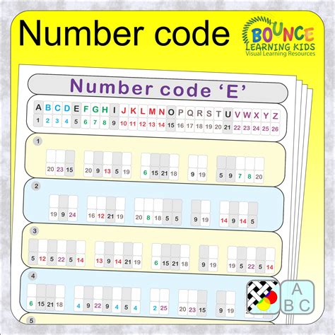 29 fun Alphabet number code worksheets to download