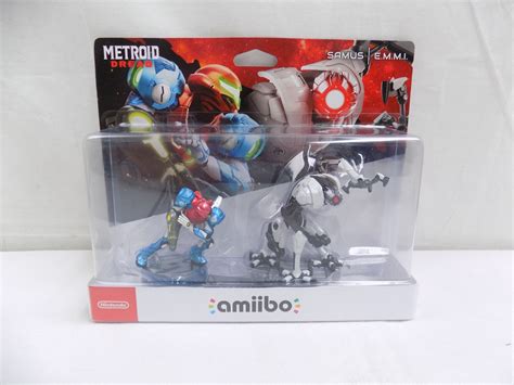 Boxed Brand New Nintendo Amiibo Metroid Dread Samus & EMMI Figure ...