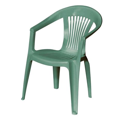 High Back Stackable Resin Chairs - High Back White Plastic Resin Patio ...