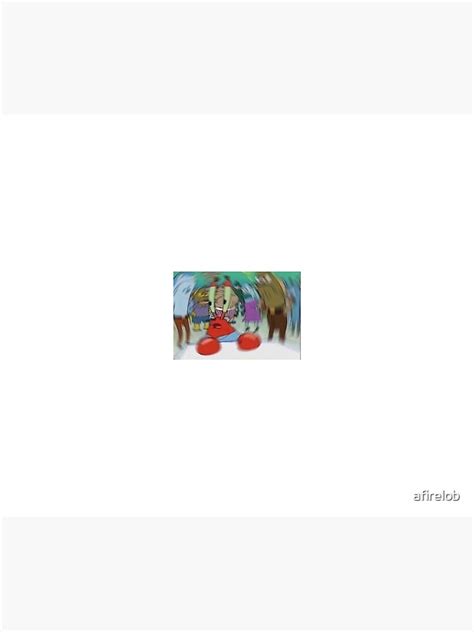 "iconic blurry mr krabs meme" Tapestry for Sale by afirelob | Redbubble