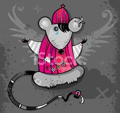 Emo Rat. Stock Vector | Royalty-Free | FreeImages