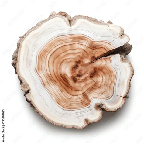 tree trunk cross section created using generative AI Stock Illustration ...