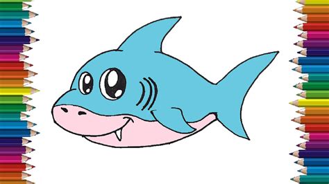 13+ Cartoon Shark Easy | ArfaanMahrianne