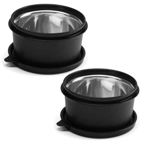 Air Tight Black Tupperware Food Storage Containers, For Storing Veggies ...