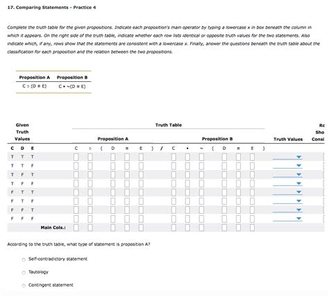 Truth Tables Practice Problems | Two Birds Home