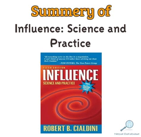 Summary of Influence: Science and Practice by Robert Cialdini - Nepal ...