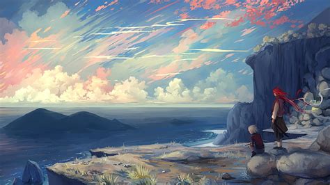 27+ High Resolution Anime Landscape Wallpaper