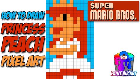 Super Mario Bros Princess Peach Pixel