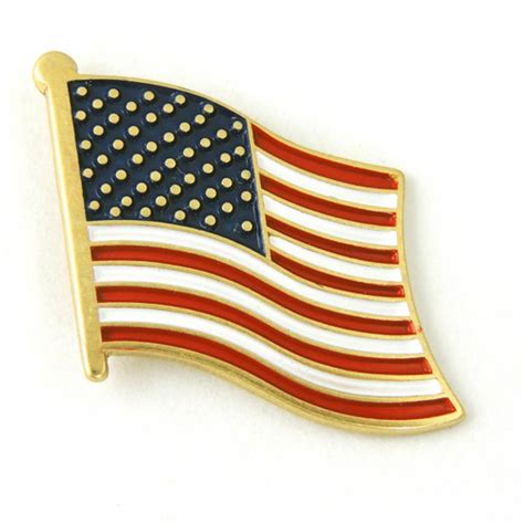 US Flag Lapel Pin Made in USA | American Flag Pins Bulk