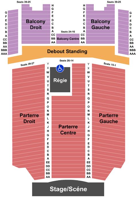 Olympia Theatre - Montreal Seating Chart | Olympia Theatre - Montreal ...