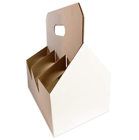 6 Pack White Wine Cardboard Carriers / Mix 6ix Carrier