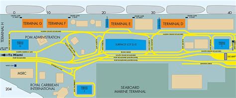 Maps of Ocean Drive & Lincoln Road in South Beach