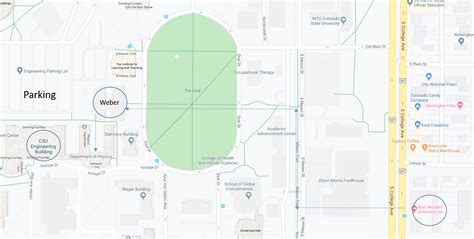 Maps + Parking – Department of Mathematics | CSU