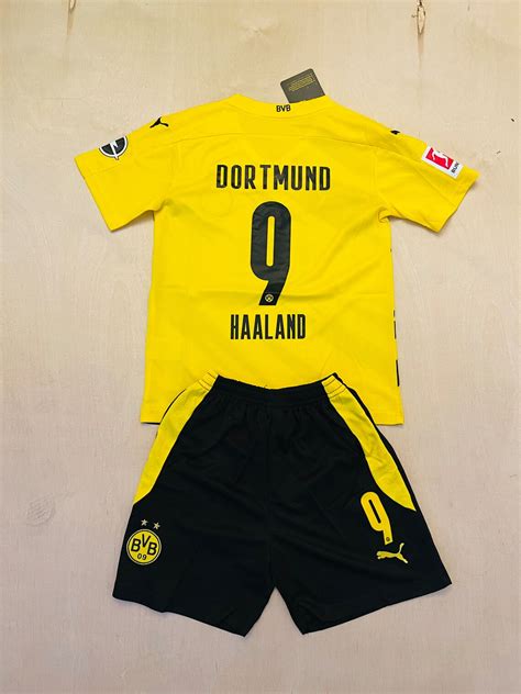 Haaland 9 Borussia Dortmund youth soccer jersey set for | Etsy