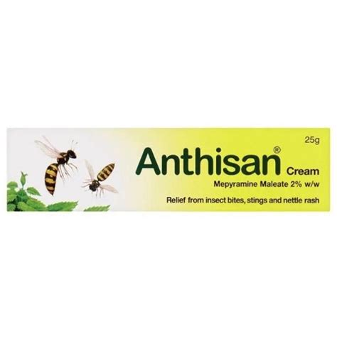 Anthisan (Mepyramine Maleate) 2% cream 25g - Pharmacy Direct Kenya