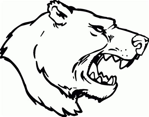 Bear Outline Drawing | Free download on ClipArtMag