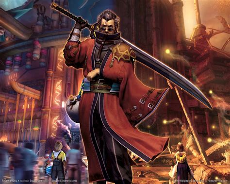 Auron FFX | Final fantasy x, Final fantasy, Final fantasy art