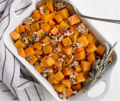 Roasted Winter Squash with Walnuts and Sage | Basics