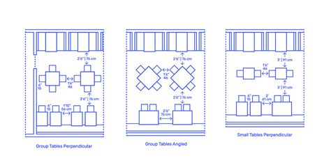 Restaurant Seating Arrangements Dimensions & Drawings | Dimensions.com