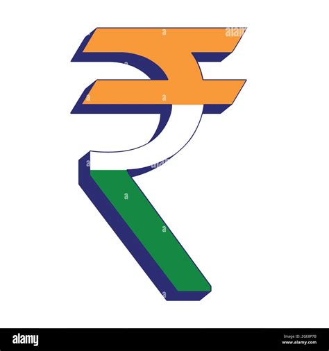 Indian rupee (INR) currency symbol with flag Stock Vector Image & Art ...