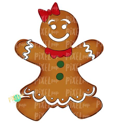 Gingerbread Girl Clipart | ubicaciondepersonas.cdmx.gob.mx