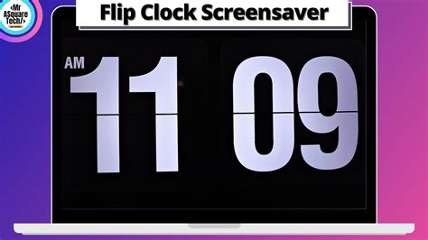 Flip Clock Screensaver for windows 2022 | clock screensaver for windows ...