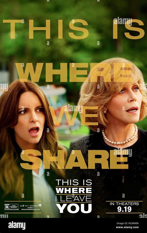 THIS IS WHERE I LEAVE YOU, US advance poster, l-r: Tina Fey, Jane Fonda ...