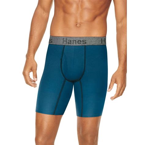 Hanes - Hanes Men's Comfort Flex Fit Ultra Soft Cotton Stretch Long Leg ...