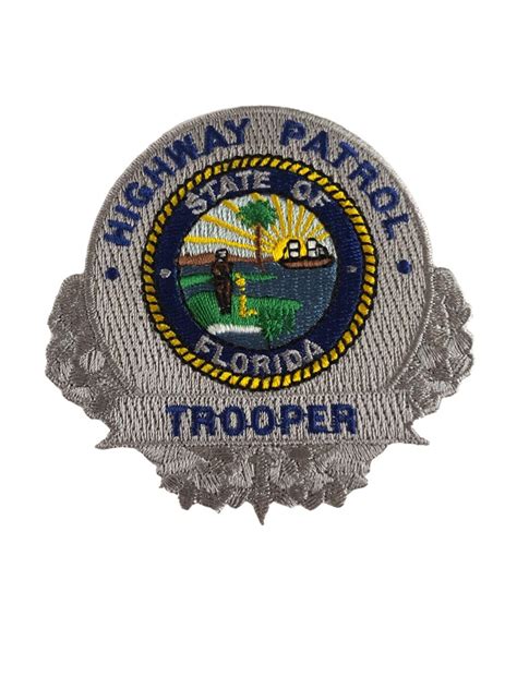 FLORIDA HIGHWAY PATROL TROOPER BADGE PATCH