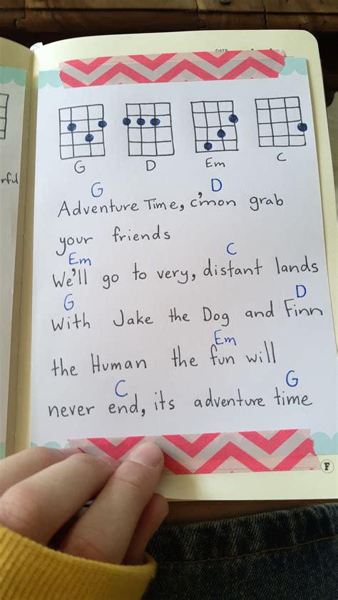 adventure time uke chords | Canções com ukulele, Musicas no violao ...