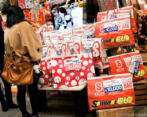 New Year lucky bags in Japan, how to get the best