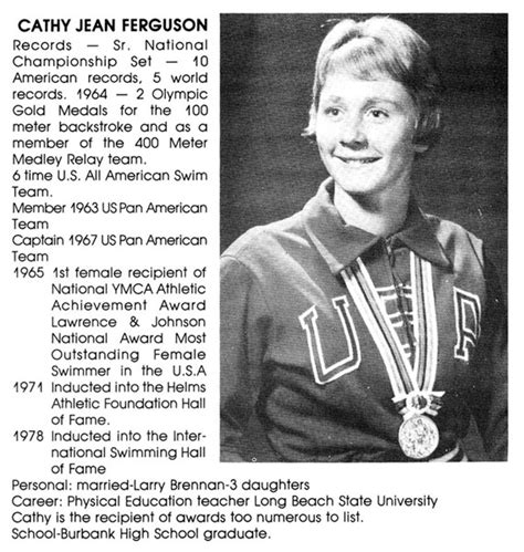 Burbank High School Burbank, California Class of 1967: Cathy Ferguson ('66)