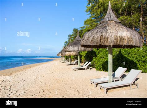 Beach in front of the Sofitel SO, Mauritius Stock Photo - Alamy