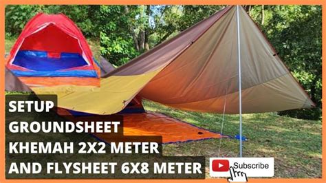 SETUP GROUNDSHEET TENT AND FLYSHEET #camping #solocamping #tent - YouTube