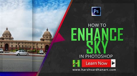 How to Enhance Sky in Adobe Photoshop- Tutorial for Beginners - YouTube