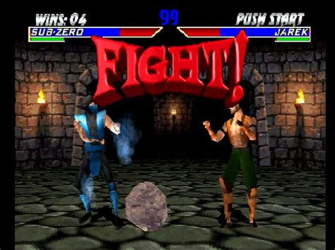 Mortal Kombat 4 (PlayStation) Arcade as Sub-Zero - YouTube