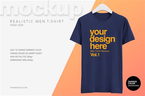 Free Realistic T-Shirt Mockup PSD :: Behance