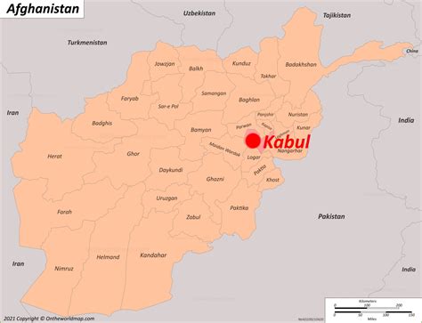 Kabul Map | Afghanistan | Detailed Maps of Kabul