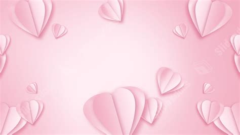 Pastel Heart Valentines Day Love Festival Pink Powerpoint Background ...