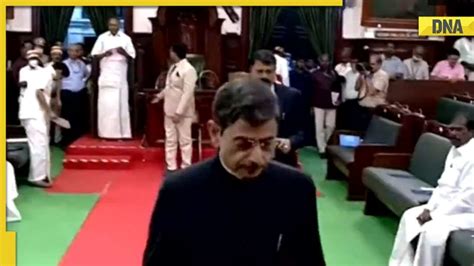 Tamil Nadu Governor RN Ravi walks out of Assembly amid row with CM MK ...