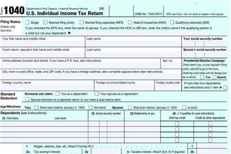 1040 Printable Forms - Printable Forms Free Online