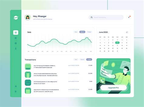 Sales Dashboard Design by Greative Studio on Dribbble