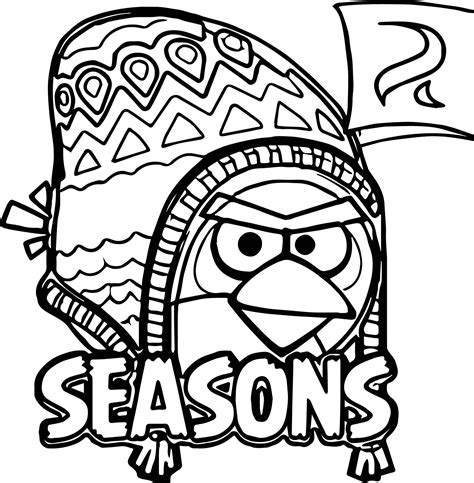 Angry Birds Seasons Coloring Pages - KaliilShepherd