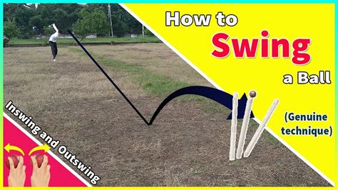 how to swing a ball | how to do In swing and Out swing | Bowling ...