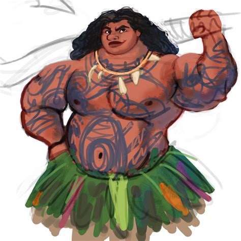 Maui - Moana Fan Art (38936899) - Fanpop